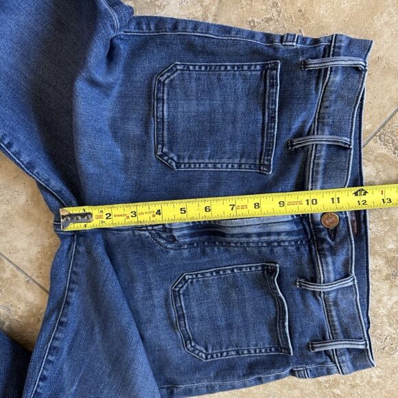 MOTHER Hustler Patch Pocket Ankle Fray Jeans 29 Wash Out for The Evening Denim - Picture 14 of 16